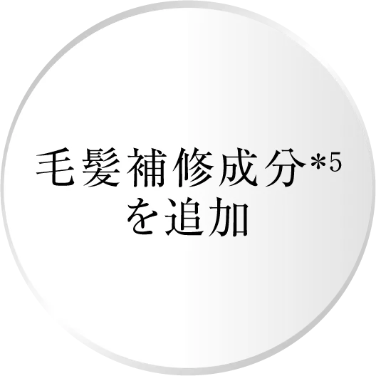毛髪補修成分を追加